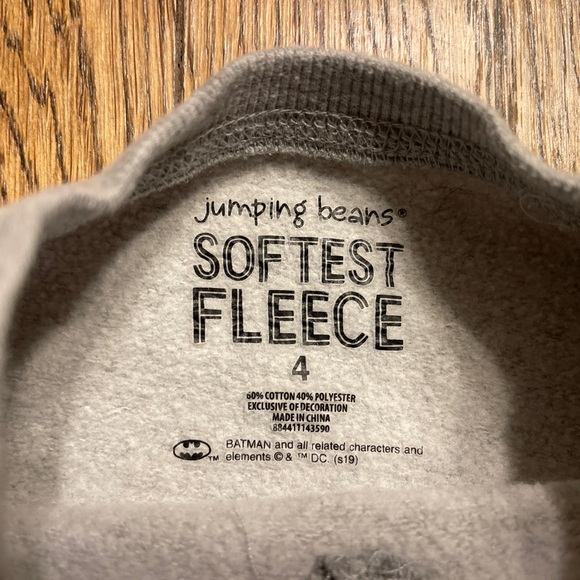 Toddler Batman Sweatshirt - Size 4 - Picture 2 of 2